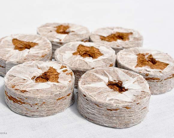 20Pcs Grow Pellet Coco Pith Biodegradable Coir Disc Coco Peat Seeds Starter