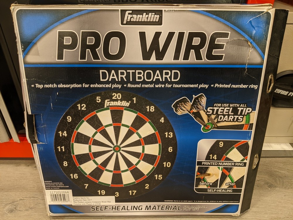 Franklin ProWire Dart Board New In Box
