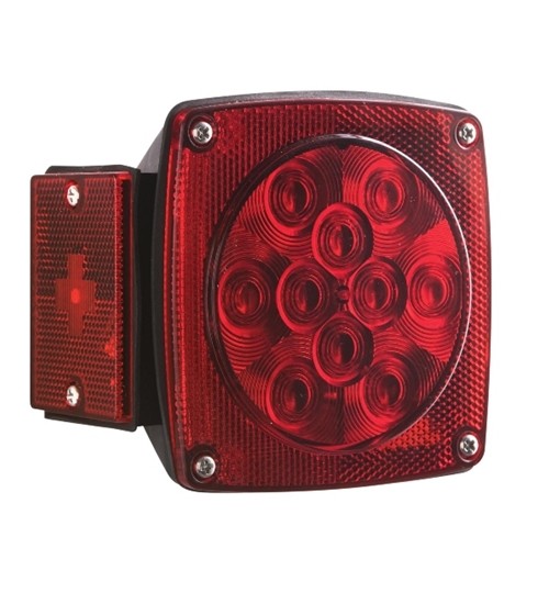 Optronics STL-9RB Left Hand 7-Function Universal  LED Taillight with Illuminator
