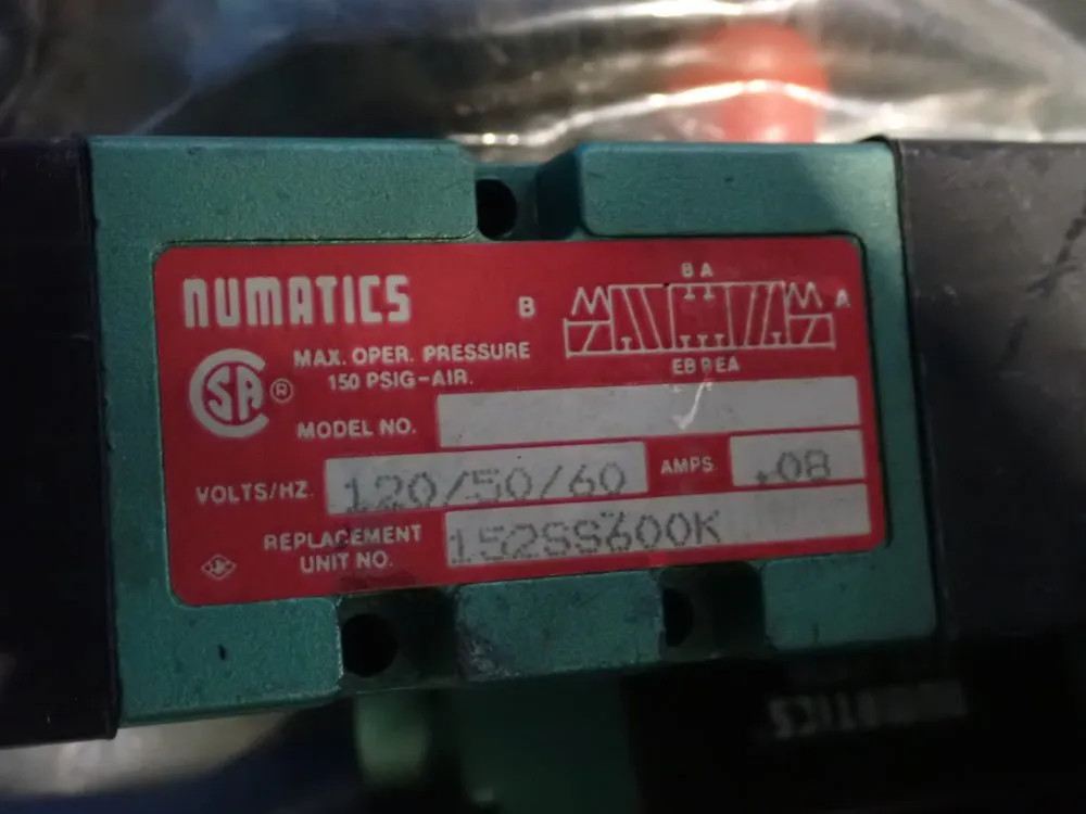 NUMATICS SOLENOID VALVES 08251470996