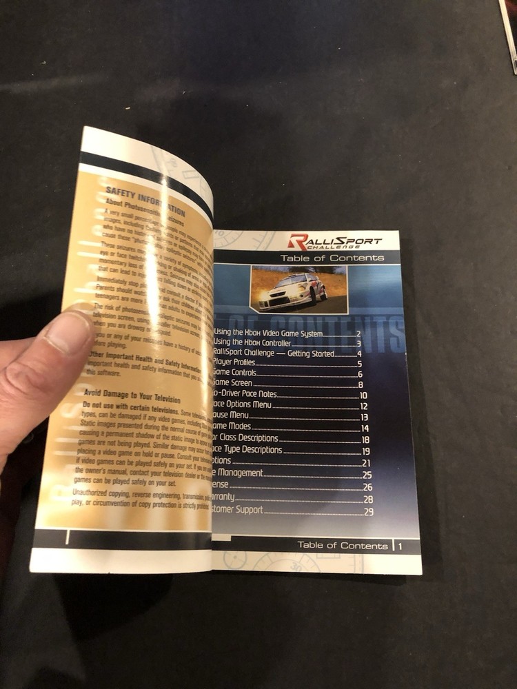 rallisport challenge xbox Manual only