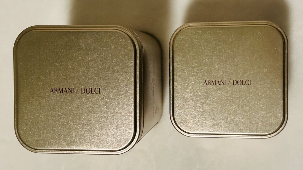 ARMANI DOLCI TINS