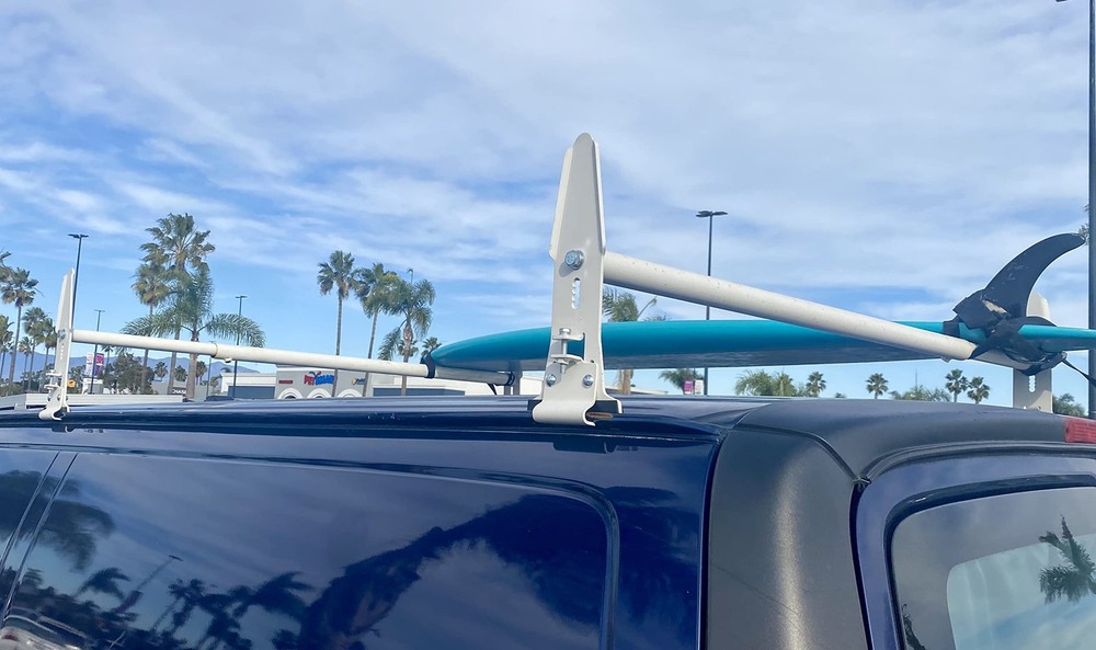 MaxxHaul 70440 Gutter Mount Van Rack (500 lb. Capacity) , White