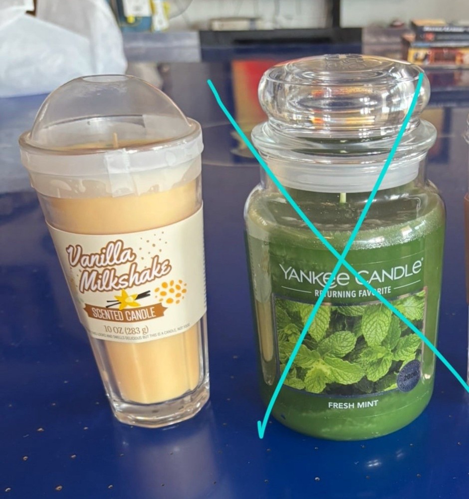 Vanilla  Milkshake Candle