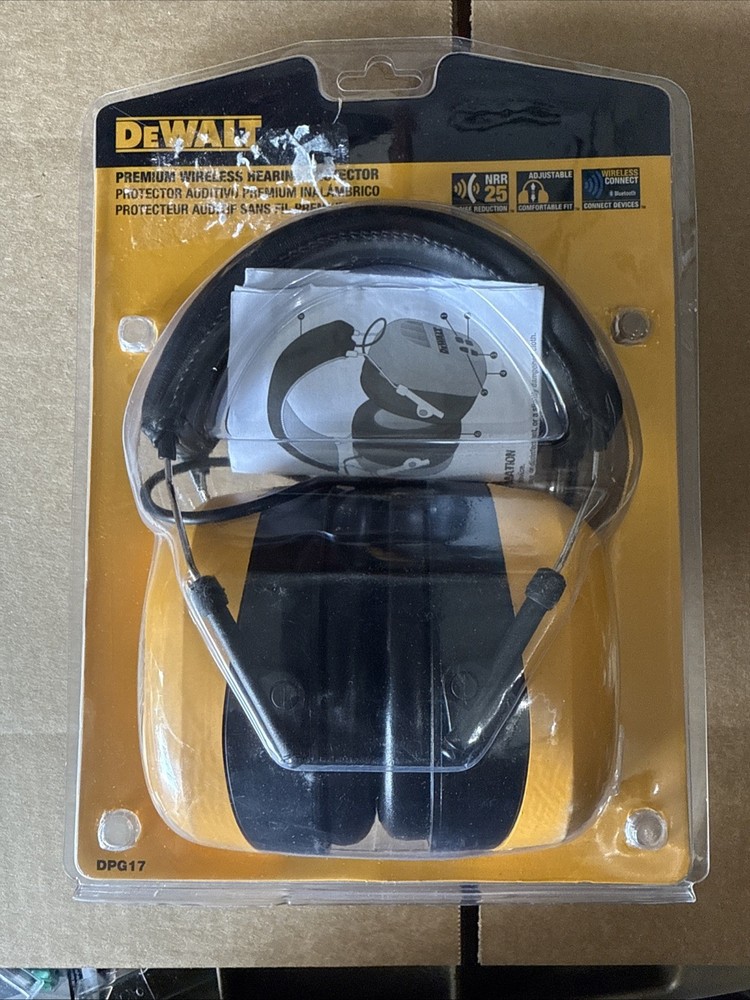 DeWalt DPG17 Wireless Bluetooth Hearing Protectors