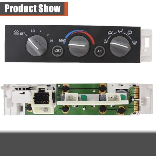 A/C Heater Control Switch Panel Climate Control Module Without Rear Window