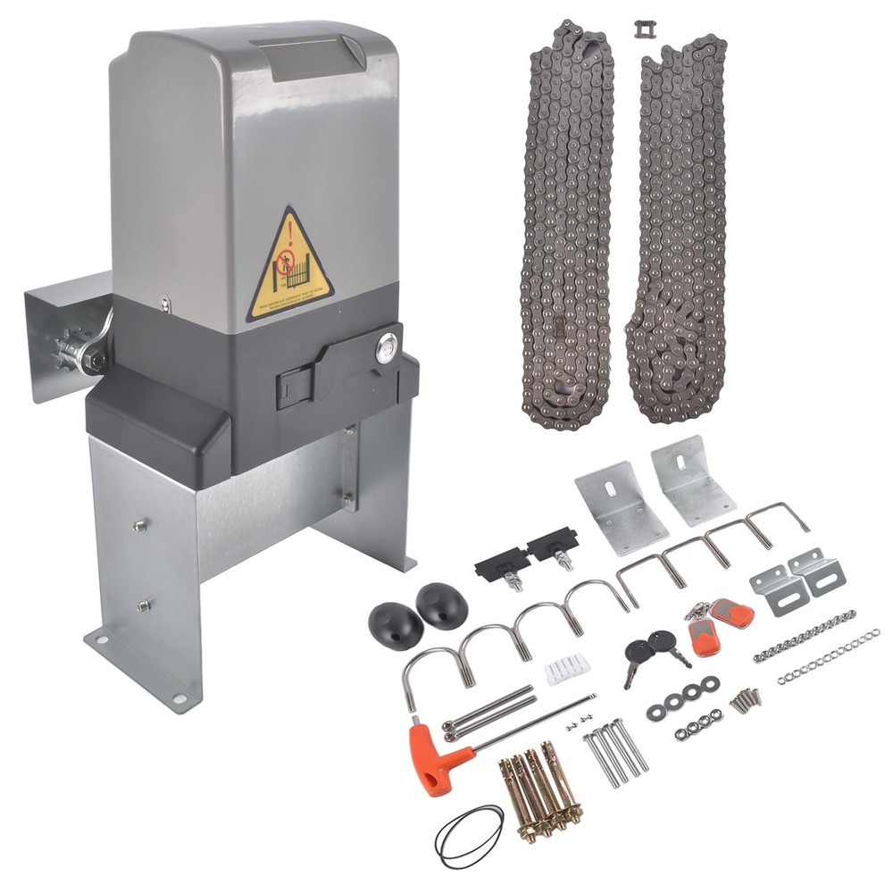 Automatic Gate Opener 3300LBS with Infrared Sensor and 2 Remote Controls