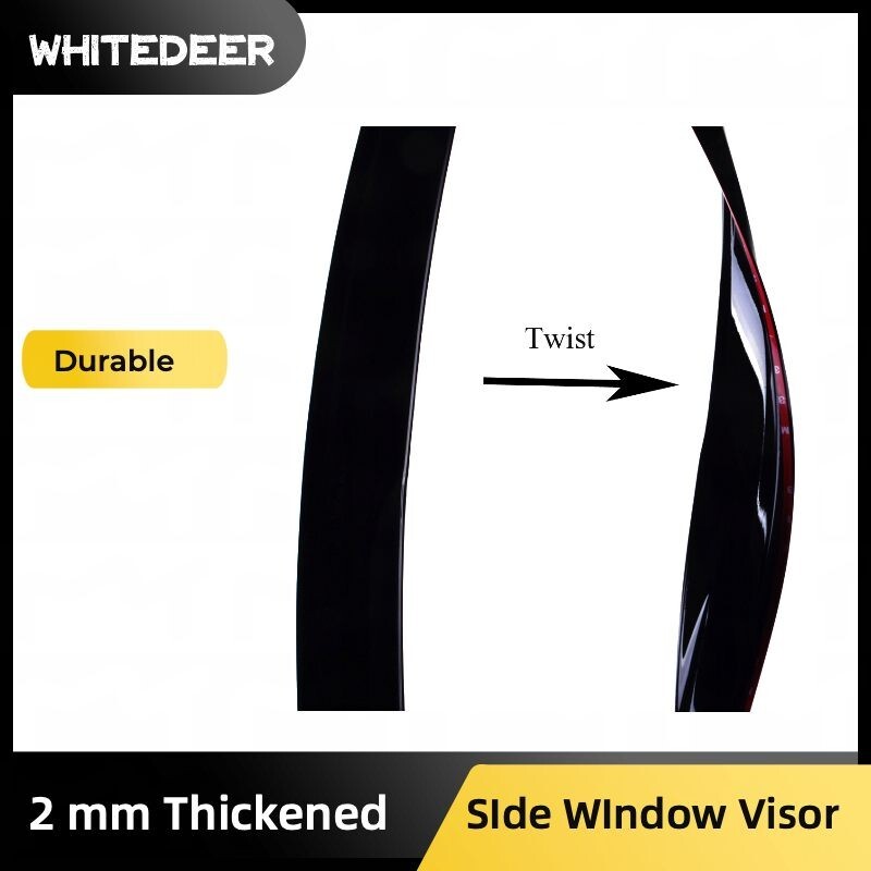 Fits Mitsubishi Eclipse Cross 2018-23 Side Window Visor Sun Rain Deflector Guard