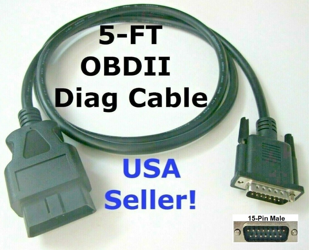 OBD2 OBDII Data Cable Compatible with Autel MaxiScan MS509 Scanner Code Reader