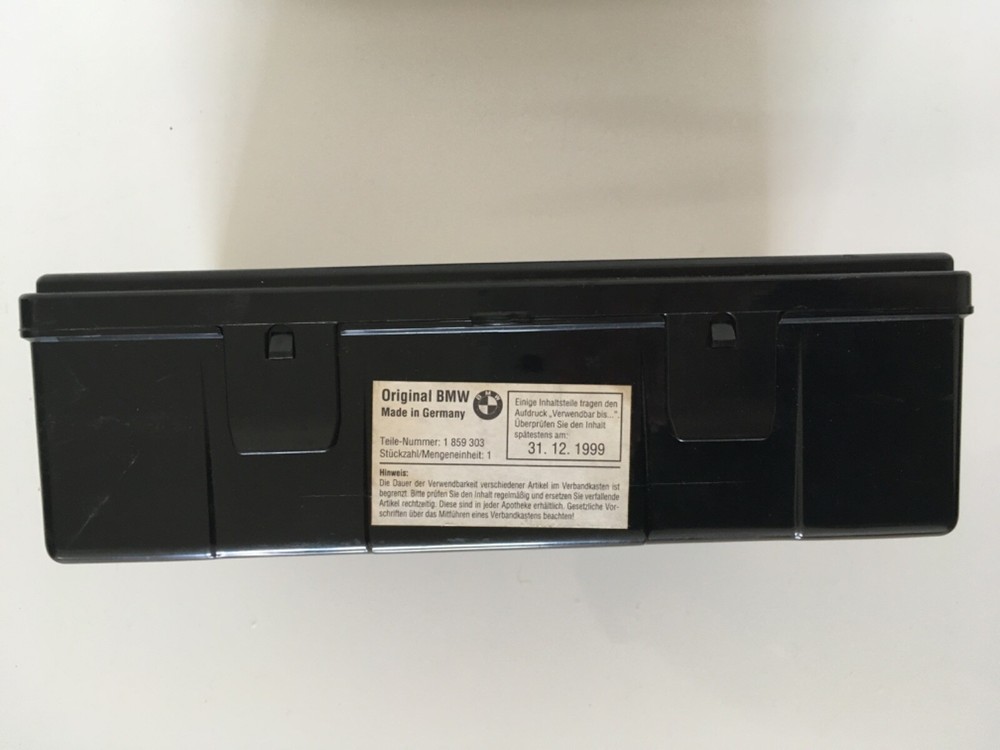 BMW E34 E31 first aid kit box 52201859303 empty
