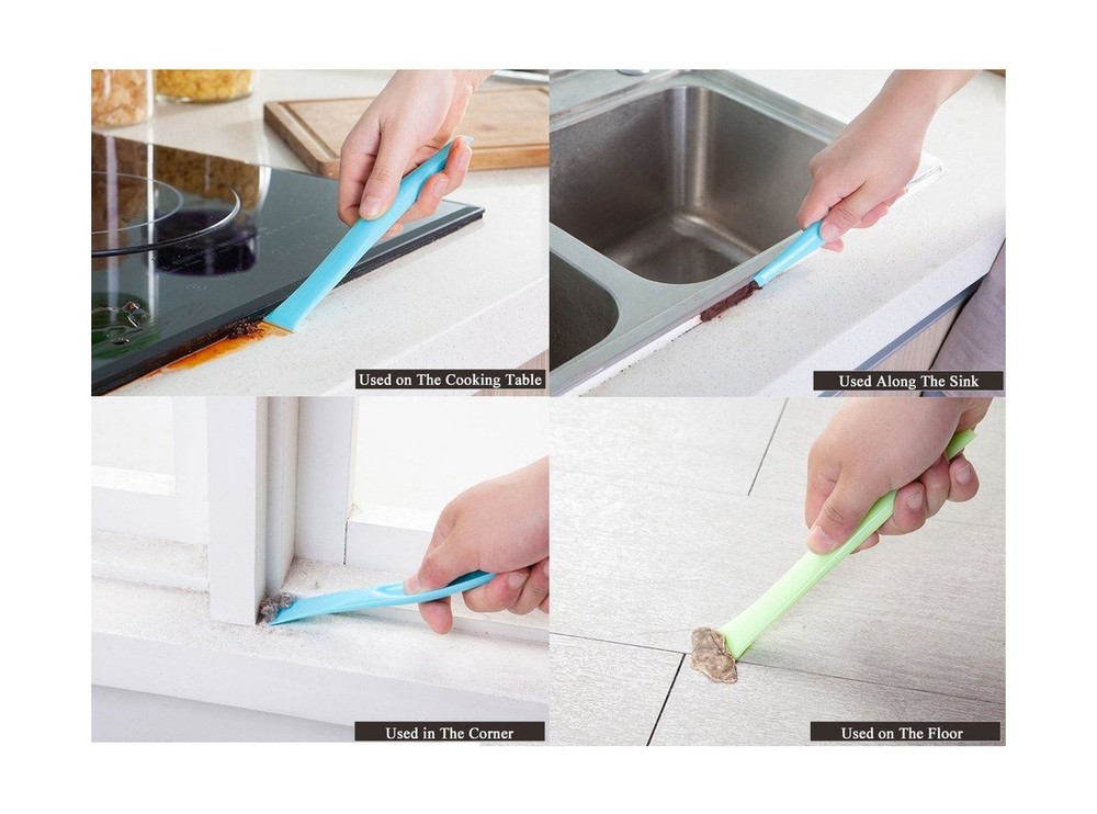 Plastic Scraper Label Scraper Label Peeler Can Opener, Eunion Plastic Multipu...