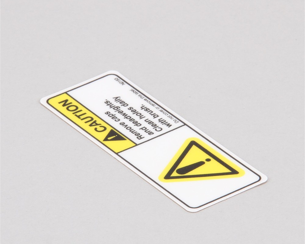 Bki Decal, Remove Caps, Clean N0163 - Genuine OEM Replacement Part