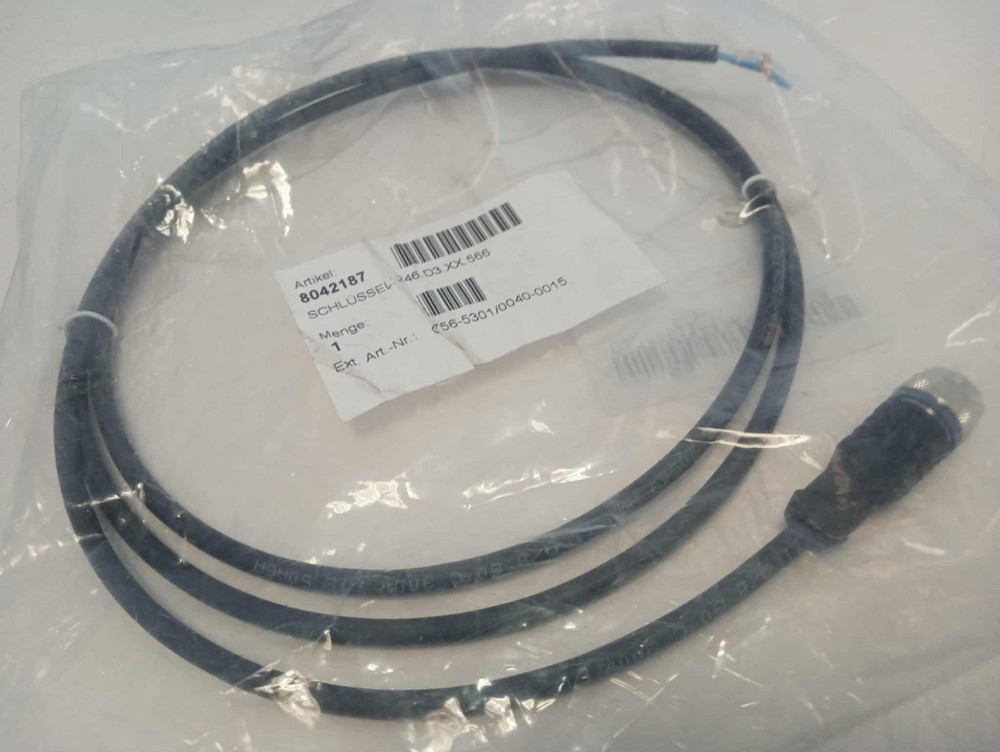 WAGO 756-5301/040-0015 Sensor/Actuator cable M12A socket straight; 4-pole