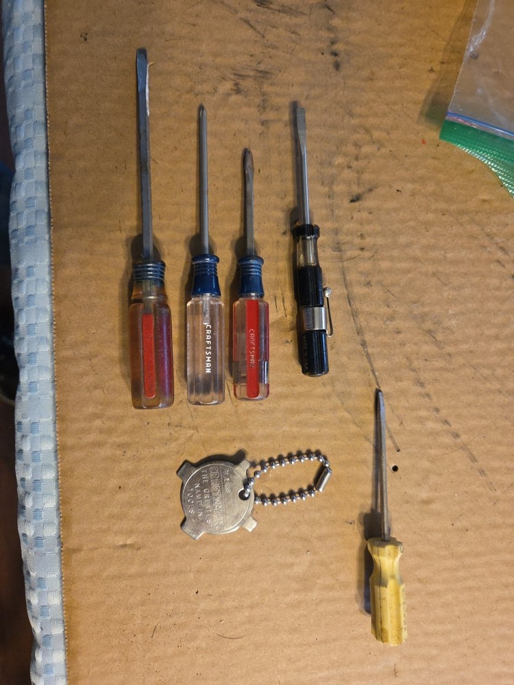 Blackhawk Erector Set Craftsman Lo Flat Tip Phillips Pocket Screwdriver Keychain