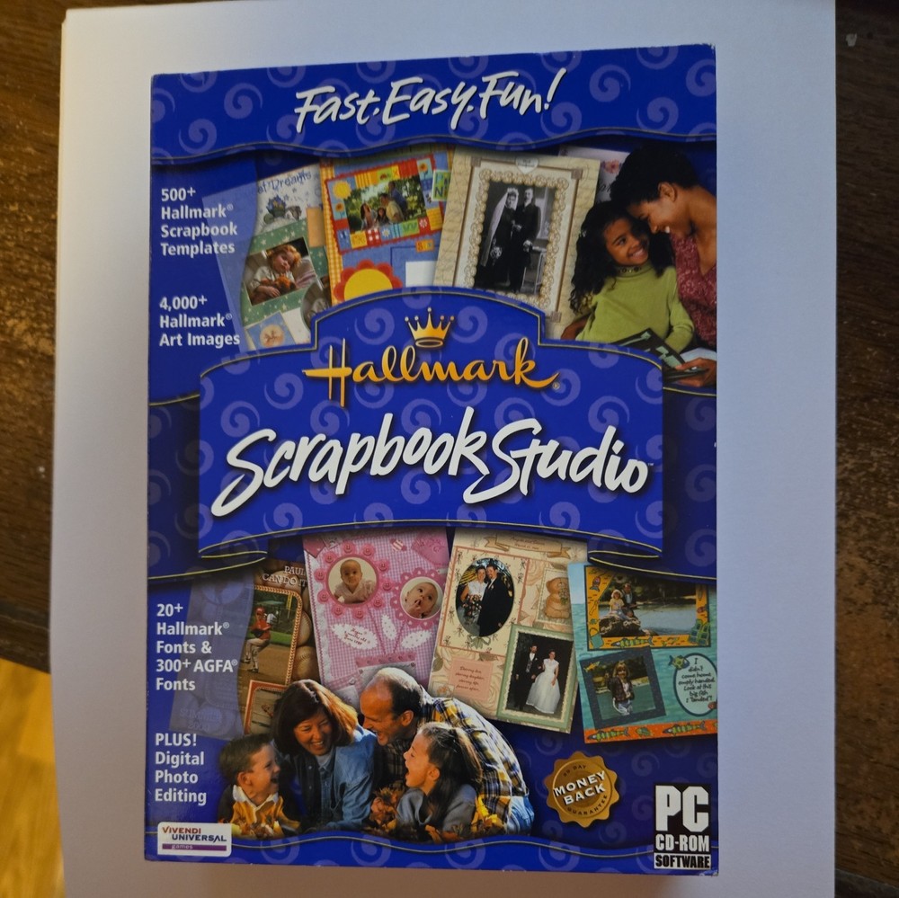 Hallmark Scrapbook Studio 2001 Windows XP/2000/98/95/ME/NT4 WSP4