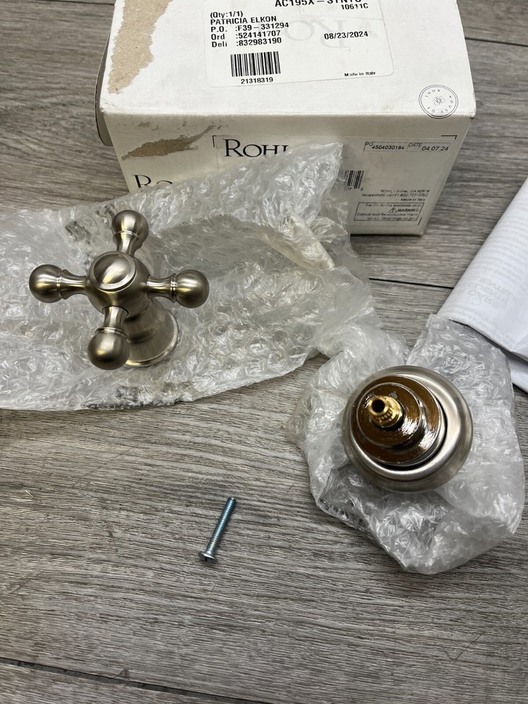 Rohl AC195X- STN/TO Handle 3 Function Diverter / Volume Control Valve Trim
