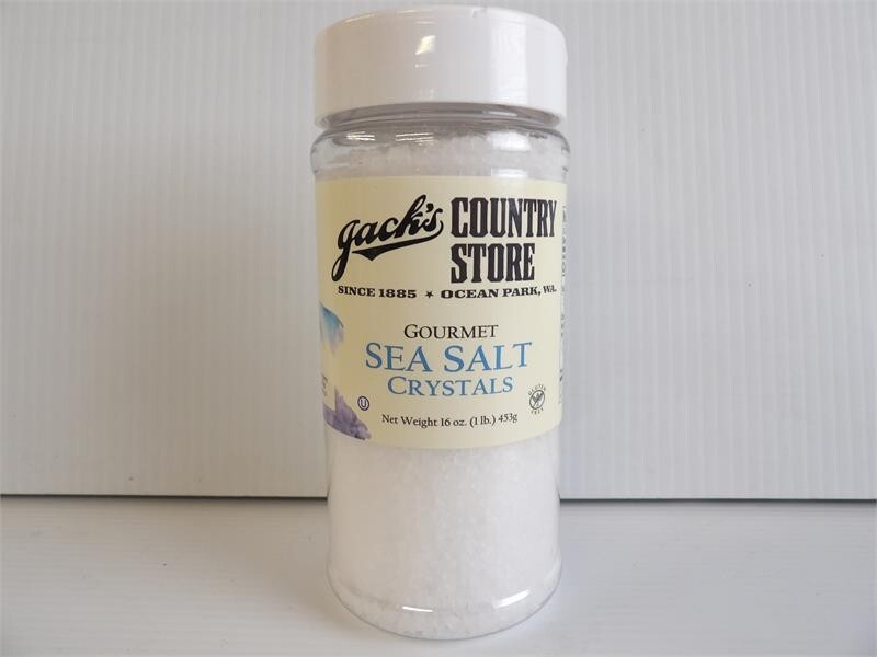 Jack's Gourmet Sea Salt Crystals, 16 oz.