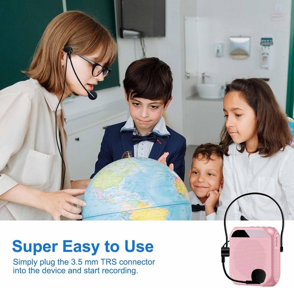 Wired Microphone Headset with 3.5mm Jack for Singing, Teaching, Speaking, Pre...