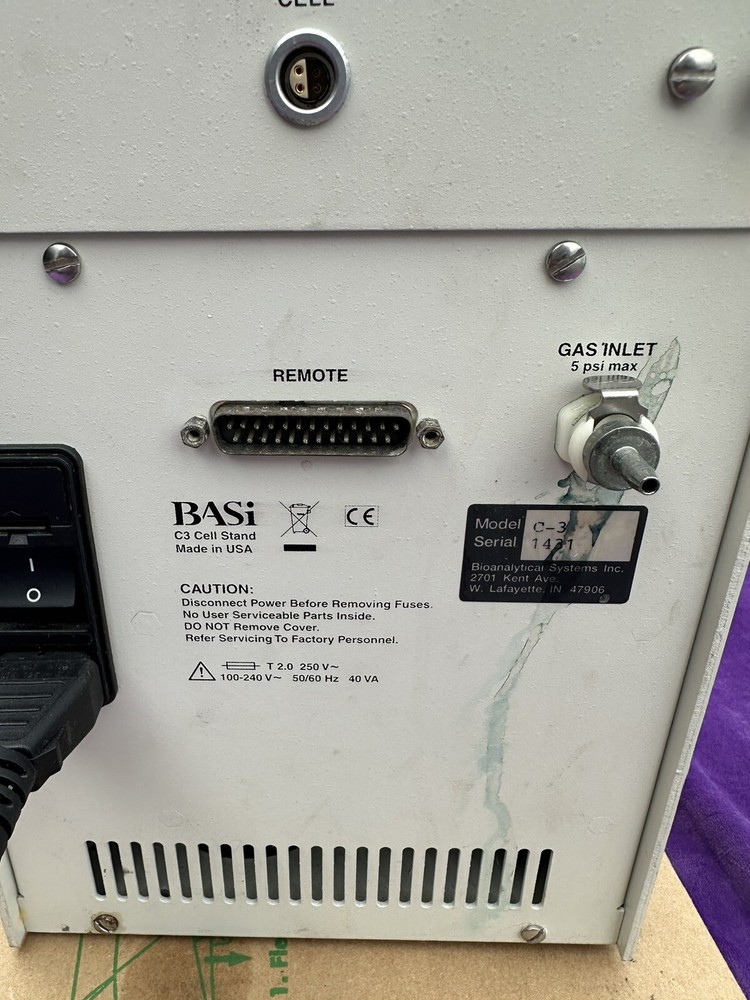 Bioanalytical Systems Inc BASI C3 CELL STAND Model C-3