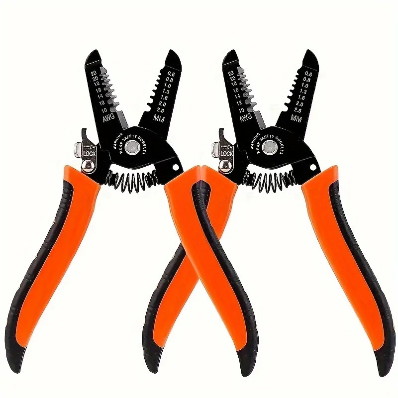 Electrician Wire Stripper and Crimper Tool for Network Cabling
