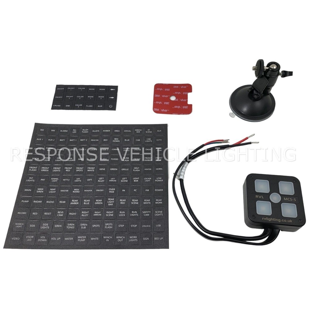 12v Switch Control Panel, Amber LED Light Bars Work Strobe Car Suction Cup Mount