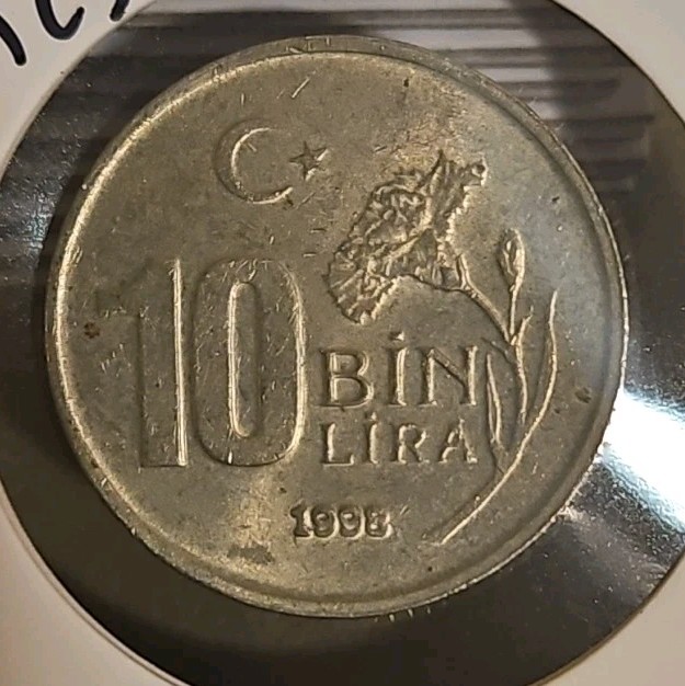 1998 Turkey 10 Lira