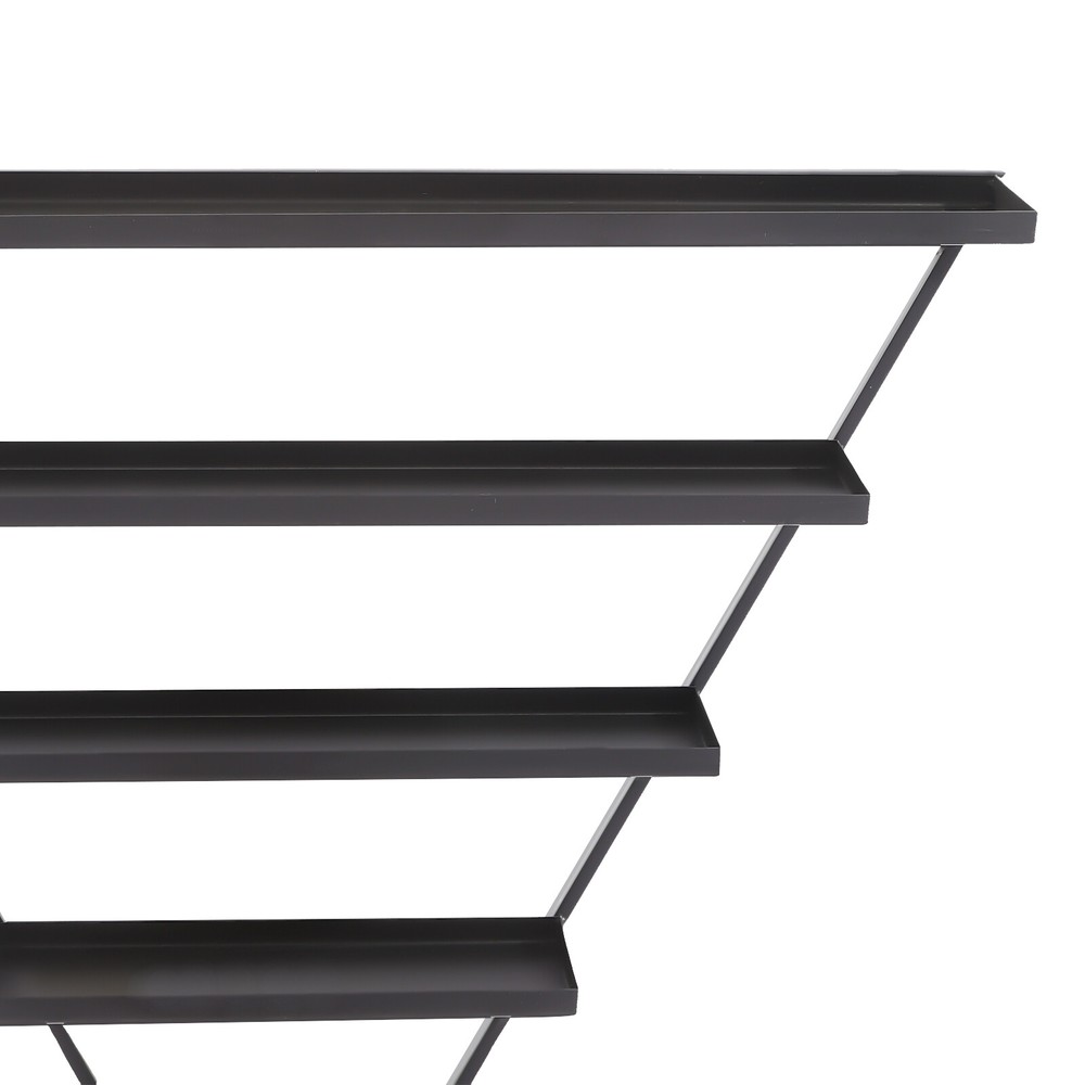 10Pcs Cosmetics Nail Polish Racks 5-Tier Triangular Wall-Mount Display Racks