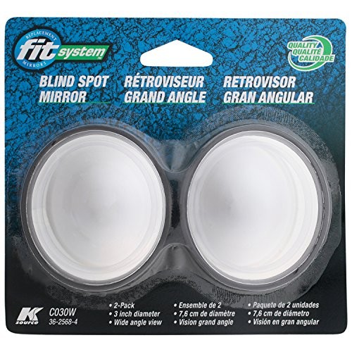 K Source  Round Spot Mirror (2pcs) 3"