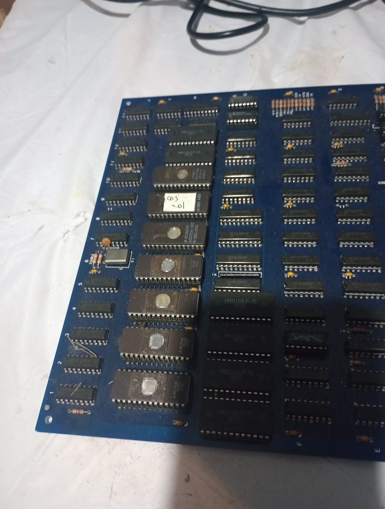 Unknown Untested 8 Line Game Board For Parts