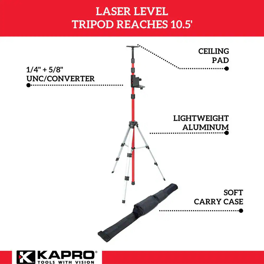 Professional Tripod with Pole for Lasers