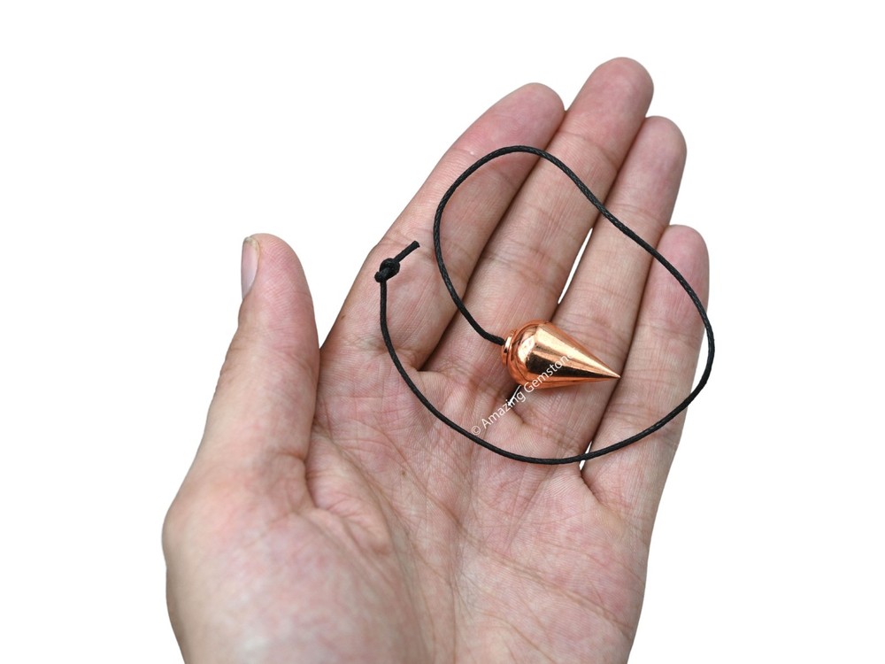 Copper Dome Cone Metal Pendulum for Divination