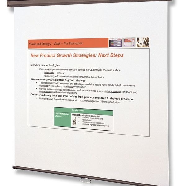 Quartet 660S Projection Screen, 60 X 60 In Viewable