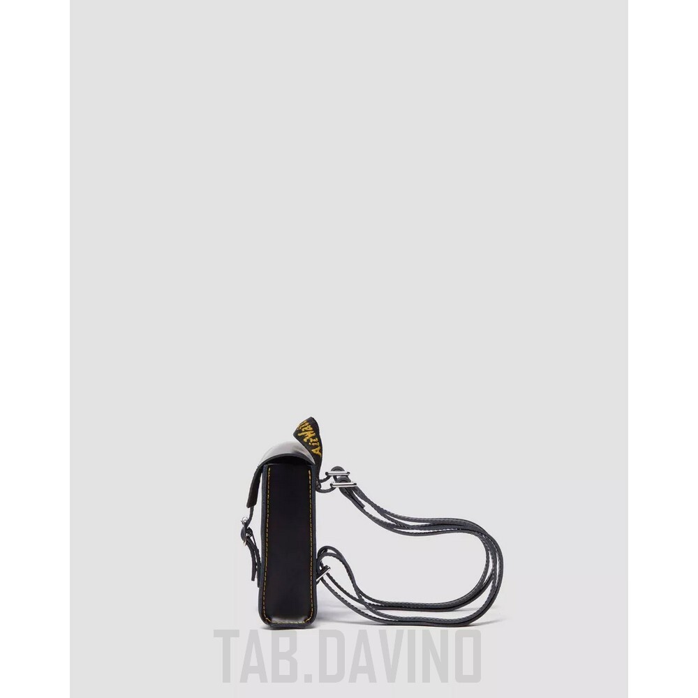Dr Martens Micro Black Leather Backpack