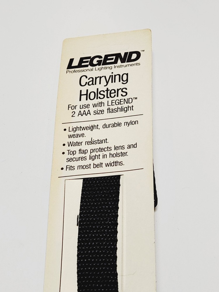 Nylon Flashlight Holster Belt Loop AAA Size 6pk