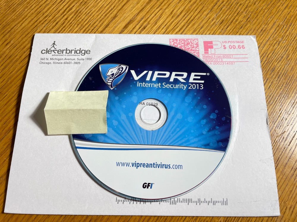 VIPRE Antivirus Internet Security 2013 Install CD