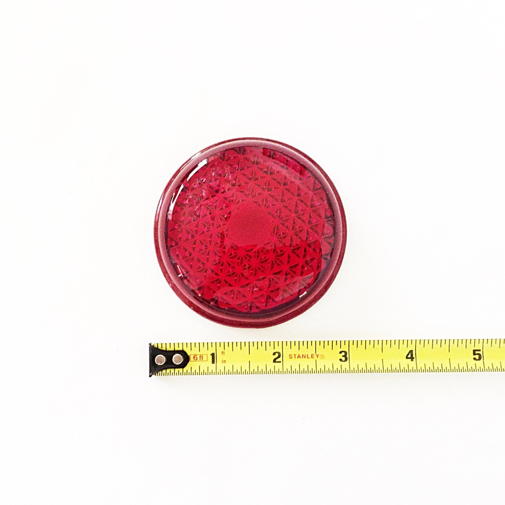 1Pair 1937 Ford Tail Light Glass Lenses with Gaskets