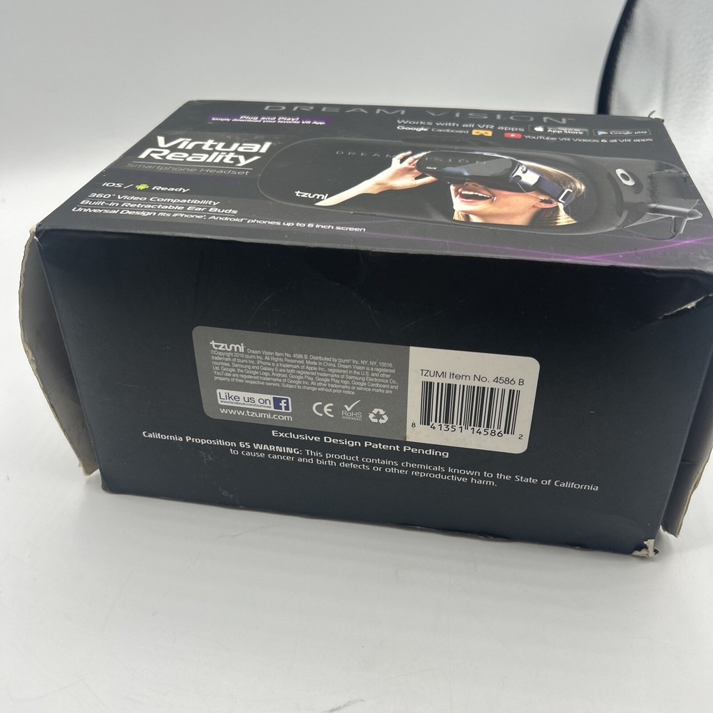 VR Headset Smartphone 3-D Virtual Glasses Dream Vision Virtual Reality