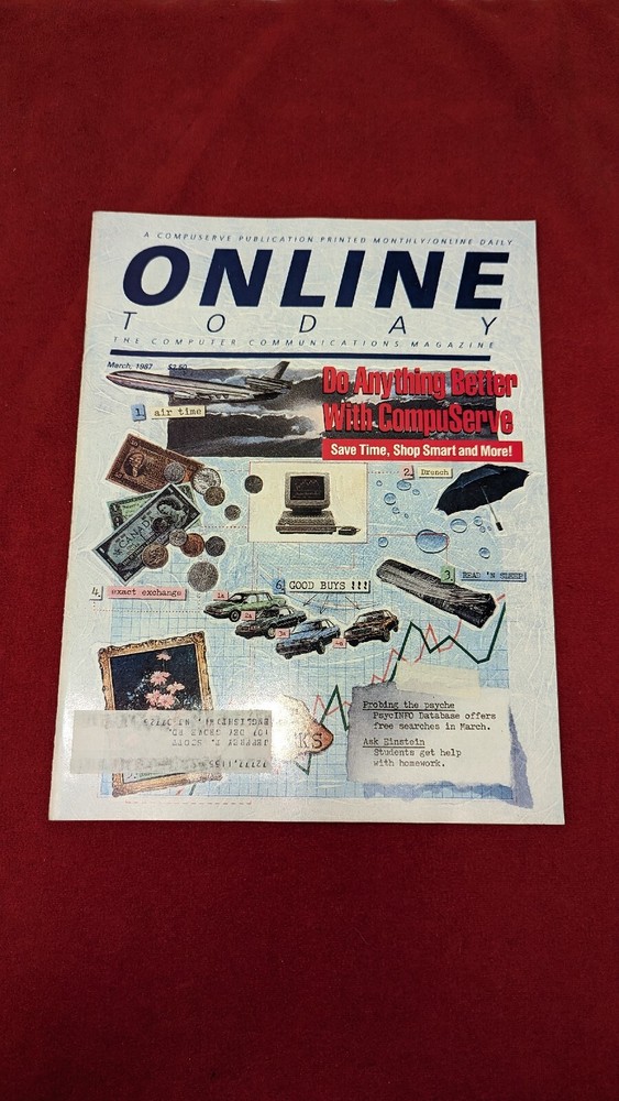 Online Today Computer Communication Magazine CompuServe March 1987
