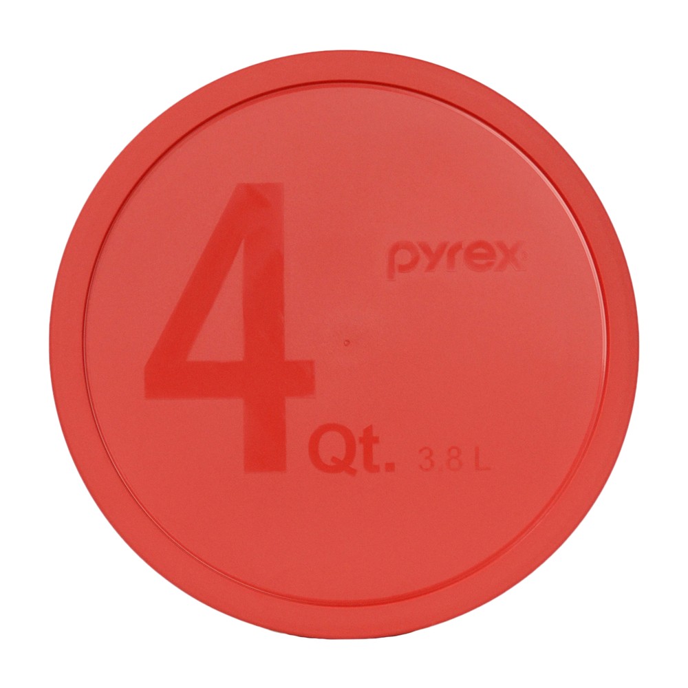 Pyrex 326-PC Red Round Plastic Storage Replacement Lid Cover
