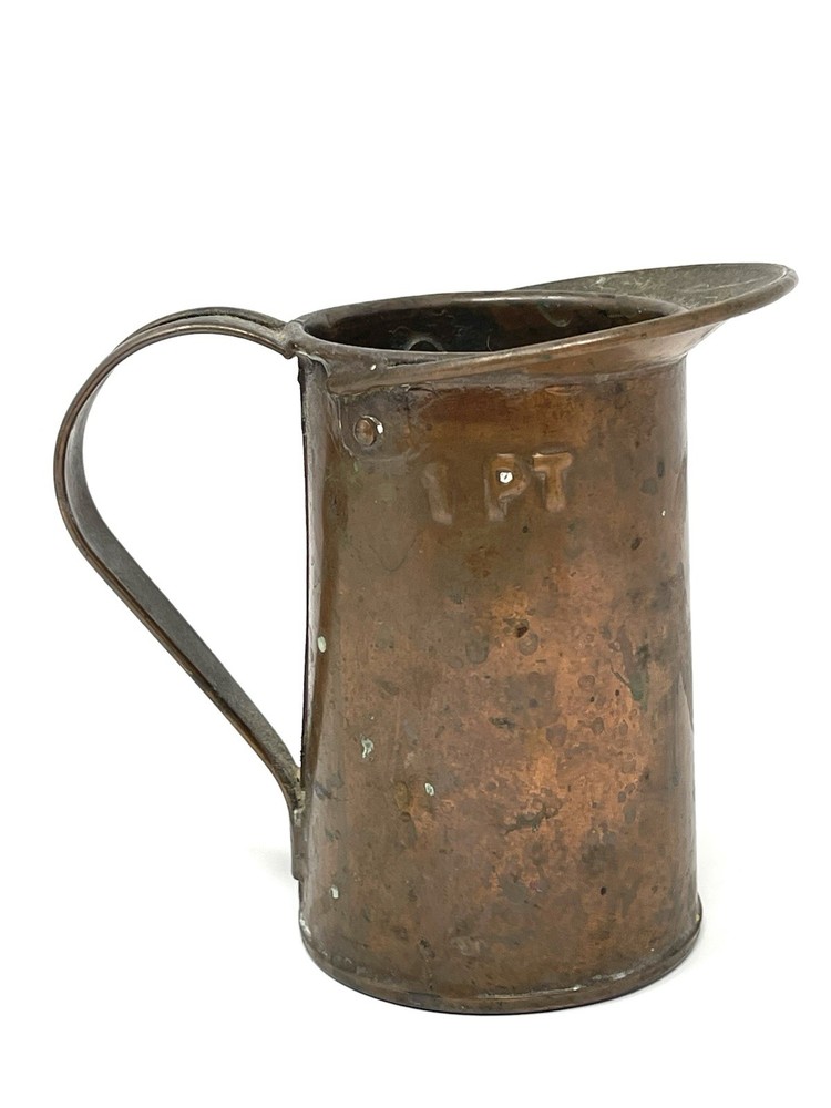 Antique Copper Pitcher 1 Pint