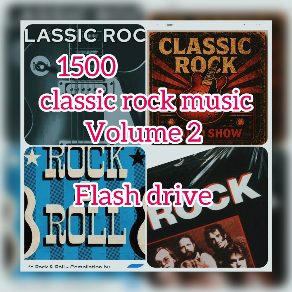Classic rock volume 2 music usb