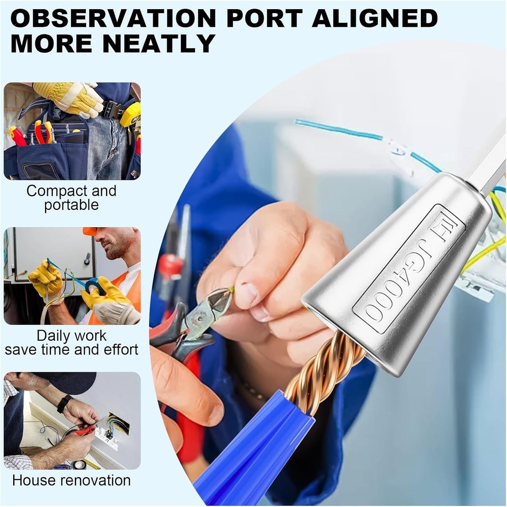 2025 Upgraded Drill Wire Twister Tool - Silver