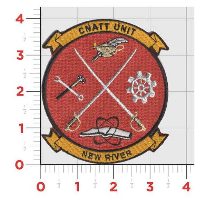 MARINE CORPS CNATT UNIT NEW RIVER EMBROIDERED PATCH