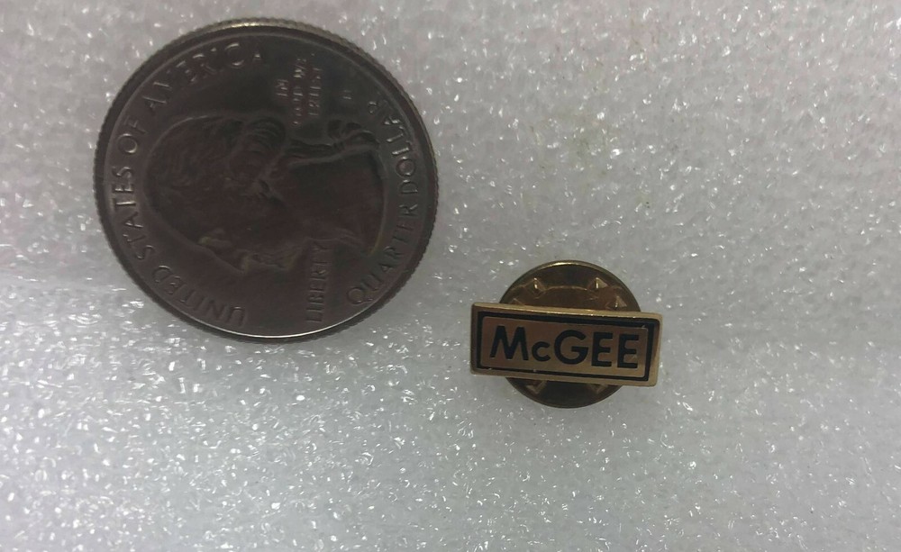 McGee Political Pin