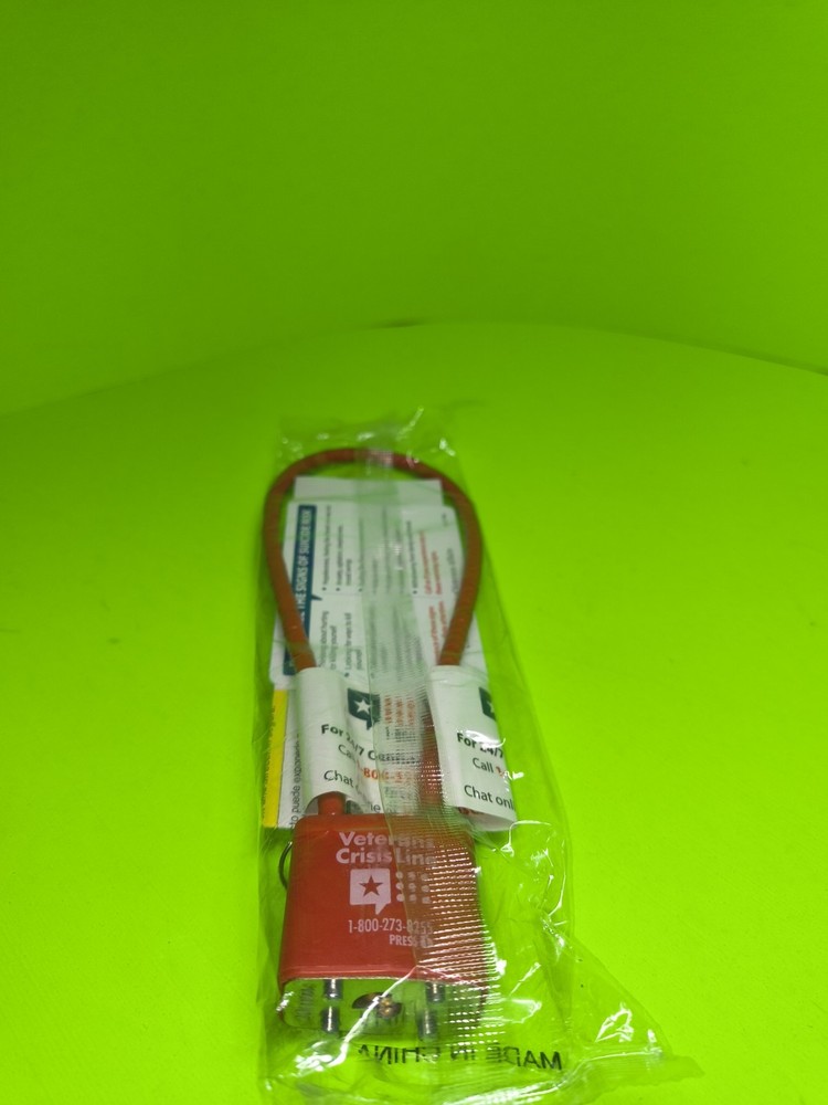 Red Gun Cable Lock 6.5" 2 Keys