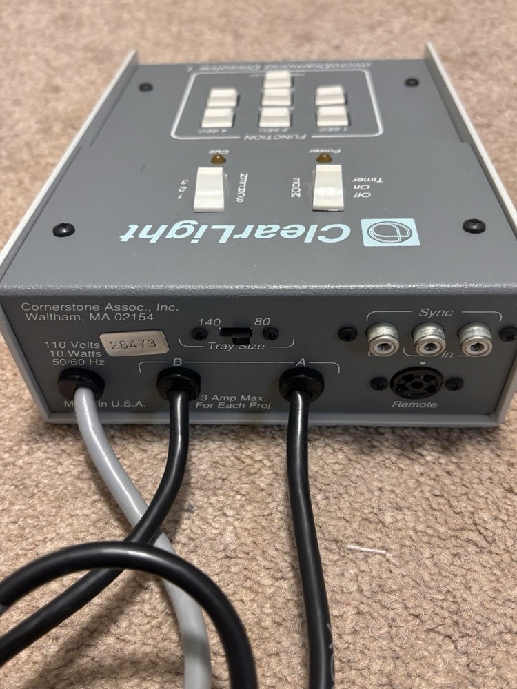 Vintage Clear Light Micro Diaomond Dissolve Model 1 for Slide Projector