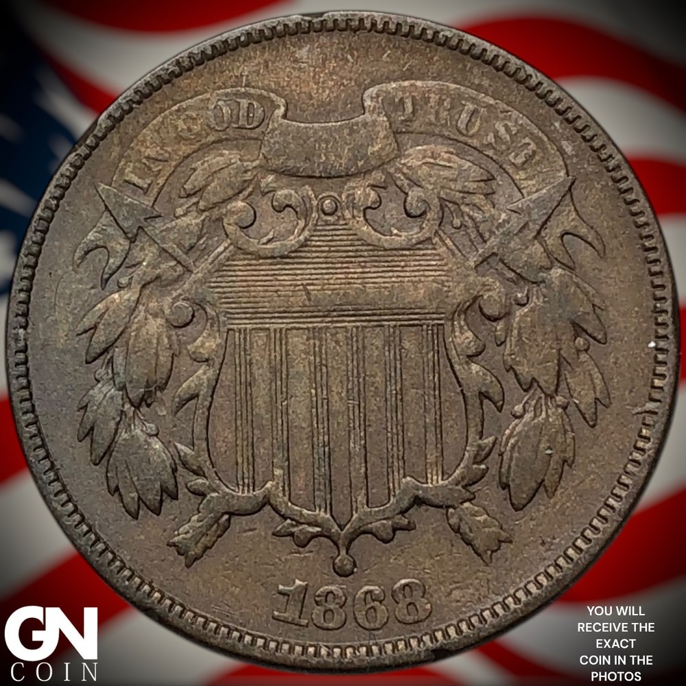 1868 2 Cent Piece Z5287