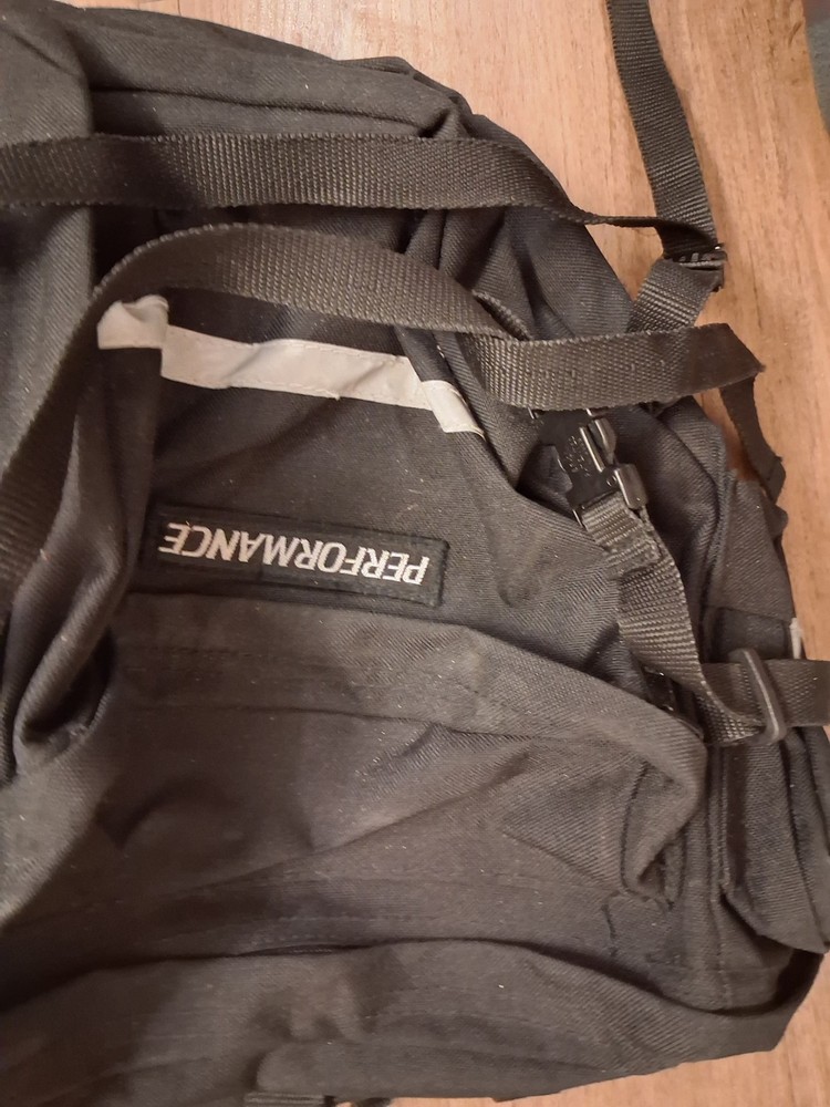 Black Performance Pannier Bag