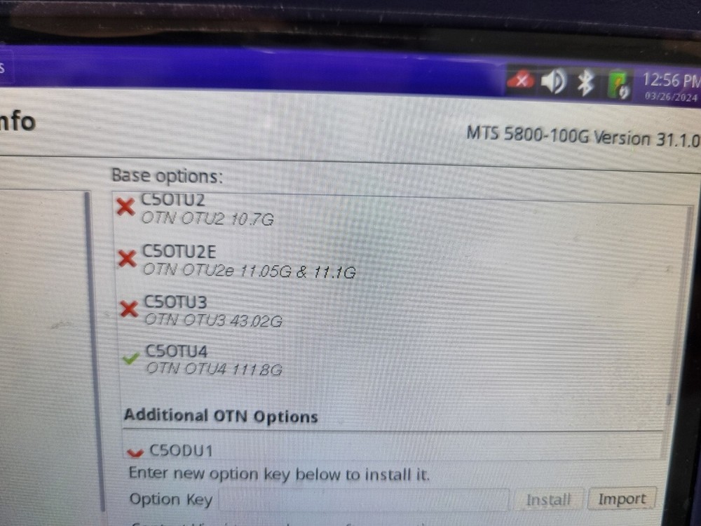 VIAVI MTS 5800 Network Tester (100GbE)