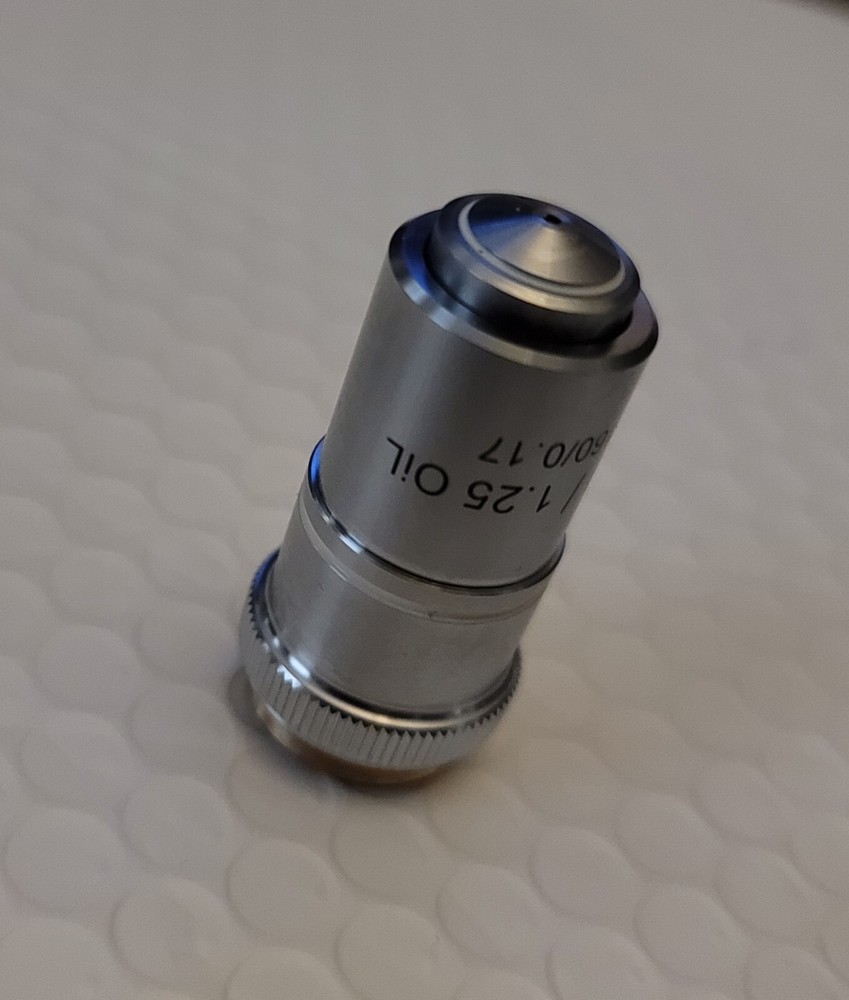 100X OIL ACHROMATIC MICROSCOPE OBJECTIVE *NEW OPEN BOX*